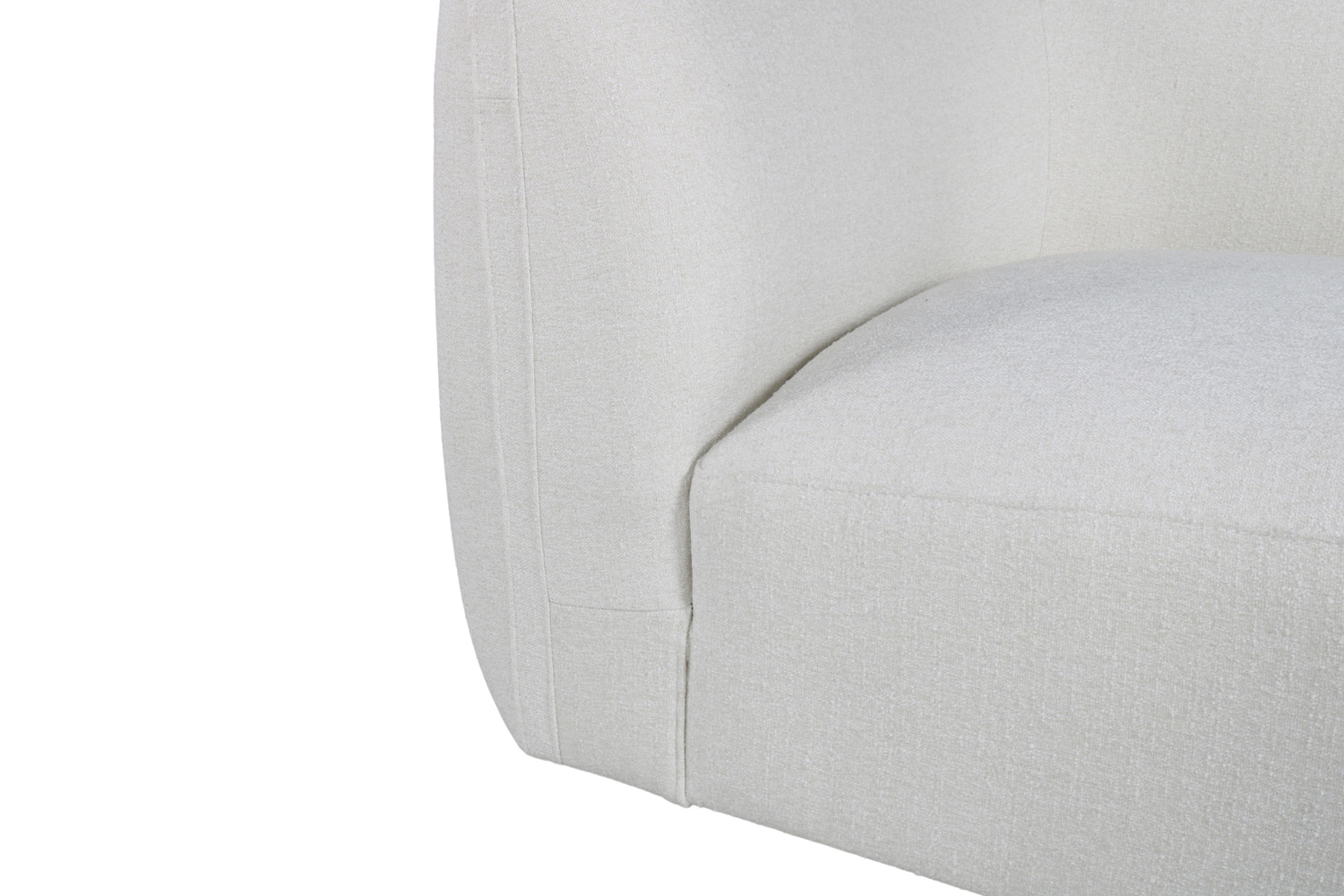 SUMMIT Fabric Modular Corner Sofa (White)