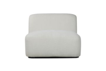 Picture of SUMMIT Fabric Modular Corner Sofa (White) - Armless