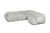 Picture of SUMMIT Fabric Modular Corner Sofa (White) - Seat with Left Hand Facing Arm