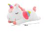 Picture of CUTE RAINBOW Big/Small with Winged Unicorn Plush Toy Cushion (Pink/White/Green)