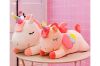 Picture of CUTE RAINBOW with Winged Unicorn Cushion (White) - 80cm