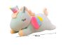 Picture of CUTE RAINBOW with Winged Unicorn Plush Toy Cushion (White) - 80cm