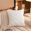 Picture of FLUFFY Embroidery Pillow Cushion with Inner Assorted (45cmx45cm) - Beige