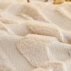 Picture of FLUFFY Embroidery Pillow Cushion with Inner Assorted (45cmx45cm) - Beige