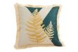 Picture of GOLDEN Leaf Fringe Trim Cushions with Inner (45x45cm) - Fern Leaves (1928)