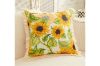 Picture of GOLDEN Sunflower Fringe Trim Cushion with Inner