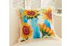 Picture of GOLDEN Sunflower Fringe Trim Cushion with Inner