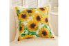 Picture of GOLDEN Sunflower Fringe Trim Cushion - 2759
