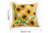 Picture of GOLDEN Sunflower Fringe Trim Cushion - 2759