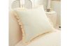 Picture of GOLDEN Sunflower Fringe Trim Cushion with Inner - 2759