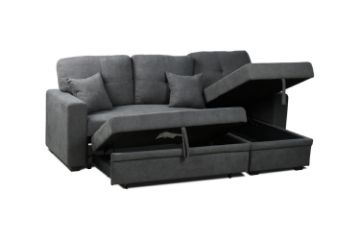 Picture of GLEN Sectional Pull-Out Sofabed with Storage Chaise