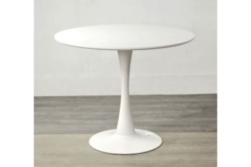 Picture of (FLOOR MODEL CLEARANCE) TULIP Round Dining Table (White) - 100cm Diameter Table