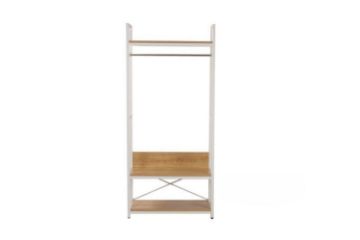 Picture of CITY 180cmx80cm Storage Rack/Open Wardrobe (White)