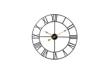 Picture of ROMA 60 Metal Wall Clock (Black)