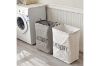 Picture of SQUARE BOX 40x30x60cm Laundry Basket (Dark Grey)