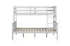 Picture of VICKY Solid Pine Wood Single Over Double Bunk Bed (White) 