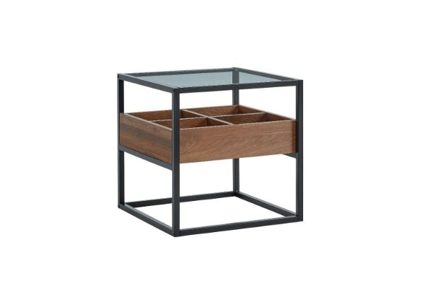 Picture of GLACIER  50 Glass Top End Table