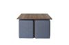 Picture of IRENE 5PC 70cm Square Coffee Table with 4 Stools