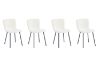 Picture of BAEKELAND Velvet Dining Chair (White) - 4 Chairs in 1 Carton