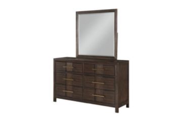 Picture of HOPKINS 6-Drawer Dresser with Mirror - Dresser with Mirror 