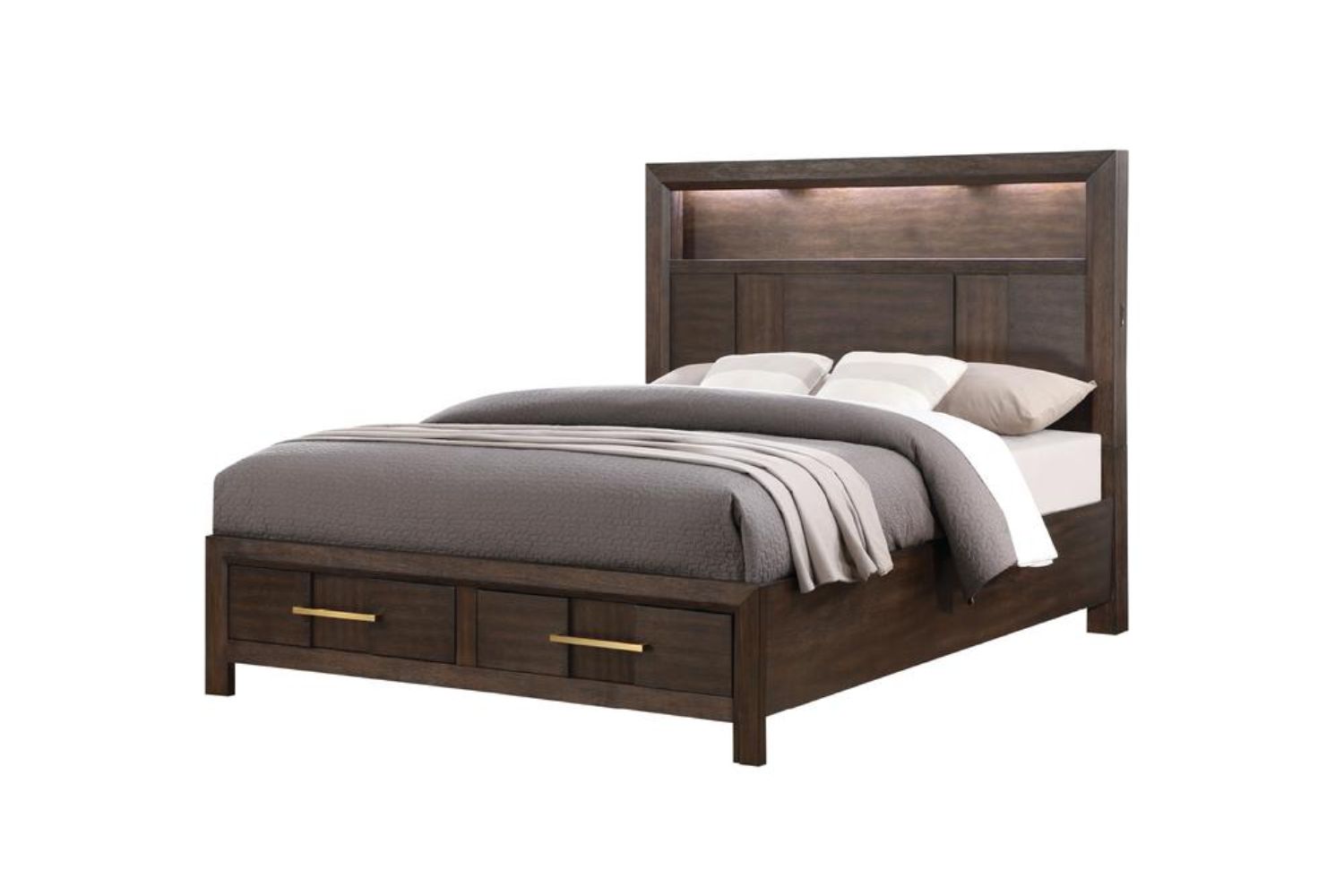 HOPKINS 4PC/5PC/6PC Bedroom Combo Set in Queen Size