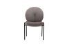 Picture of OLA Velvet Lounge Chair with Black Legs (Brown)