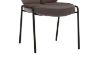 Picture of OLA Velvet Lounge Chair with Black Legs (Brown)