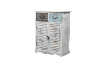Picture of CECILIA 2 Doors 2 Drawers Solid Wood Vintage Sideboard Cabinet