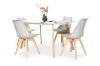 Picture of EFRON 5PC Dining Set (White) - 1.4M Table