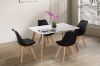 Picture of EFRON 1.2M/1.4M/1.6M 5PC Dining Set (Black)