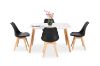 Picture of EFRON 1.2M/1.4M/1.6M 5PC Dining Set (Black)