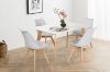 Picture of EFRON 1.2M/1.4M/1.6M 5PC Dining Set (Grey)