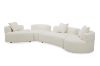 Picture of CLOUD DREAM Fabric Swivel Sectional Sofa With Pillows