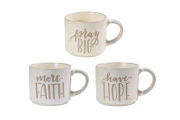Picture of 323-014 Faith Quotes Ceramic Mug (400ml)