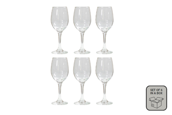 Picture of [SET OF 6] 6305 Transparent Wine Glass (350ml)