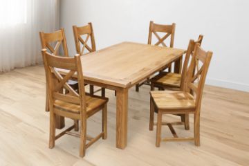 Picture of WESTMINSTER Solid Oak 7PC Dining Set