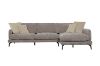 Picture of PALERMO Fabric Sectional Sofa  (Brown) - Chaise Facing Right