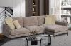 Picture of PALERMO Fabric Sectional Sofa  (Brown) - Chaise Facing Right