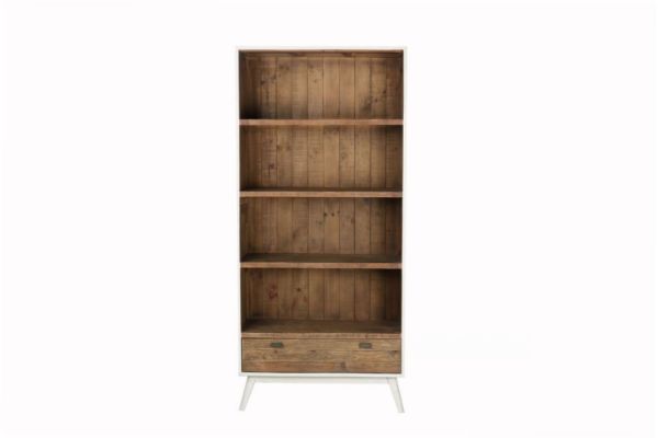 Picture of MAURUS 197cmx90cm Recycled Pine Wood Bookshelf