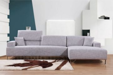 Picture of SMARTVILLE Corner Sofa (Light Grey) - Facing Right