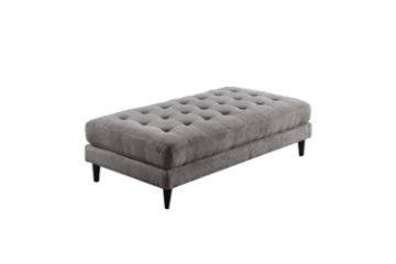 Picture of MELROSE Ottoman Only (Light Grey)