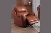 Picture of HARRY Air Leather Sofa Range with Console and Storage (Orange) - 3RR+2RRC+1R Sofa Set