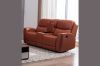 Picture of HARRY Air Leather Sofa Range with Console and Storage (Orange) - 3RR+2RRC+1R Sofa Set