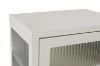 Picture of STARK 1-Door 2-Drawer Accent Glass Display Cabinet (Cream)