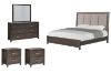 Picture of GLINDA Super King Size Bedroom Set (Grey) - 6PC