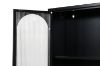 Picture of STARK 2-Arched Door Accent Glass  Display Cabinet (Black)