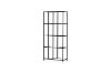 Picture of STARK Steel Frame 180cmx80cm Glass Display Cabinet (Black)