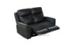 Picture of (FLOOR MODEL CLEARANCE) CHARCOAL Genuine Leather Reclining Sofa - 2 Seat (2RR)