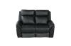 Picture of (FLOOR MODEL CLEARANCE) CHARCOAL Genuine Leather Reclining Sofa - 2 Seat (2RR)