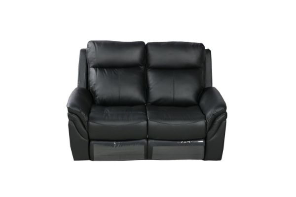 Picture of (FLOOR MODEL CLEARANCE) CHARCOAL Genuine Leather Reclining Sofa - 2 Seat (2RR)